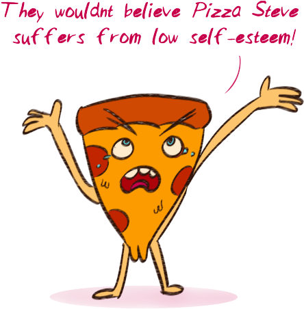 Pizza Steve (540x566), Png Download