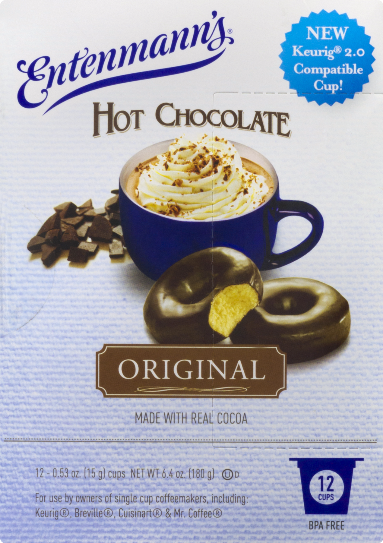Entenmann's Hot Chocolate K Cups (1800x1800), Png Download