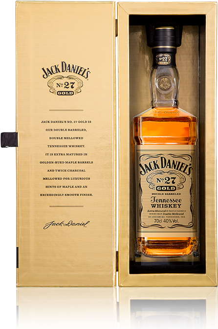 Jack Daniel S Gold 27 (566x708), Png Download