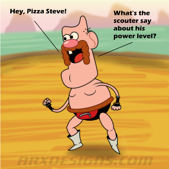 Uncle Nappa - Pizza Steve Memes (960x540), Png Download