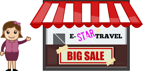 Sale Cartoon Png - Shop Owner Cartoon Png (500x250), Png Download