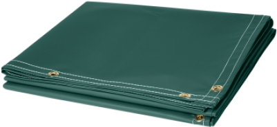 Flame Retardant Vinyl Laminated Polyester Welding Curtain, - Steiner 335-6x8 13 Oz Flame Retardant Blue Vinyl Laminated (400x400), Png Download