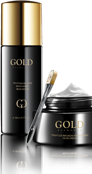 Image-column - Gold Elements Truffles Infusion Brightening Neck Cream (303x600), Png Download