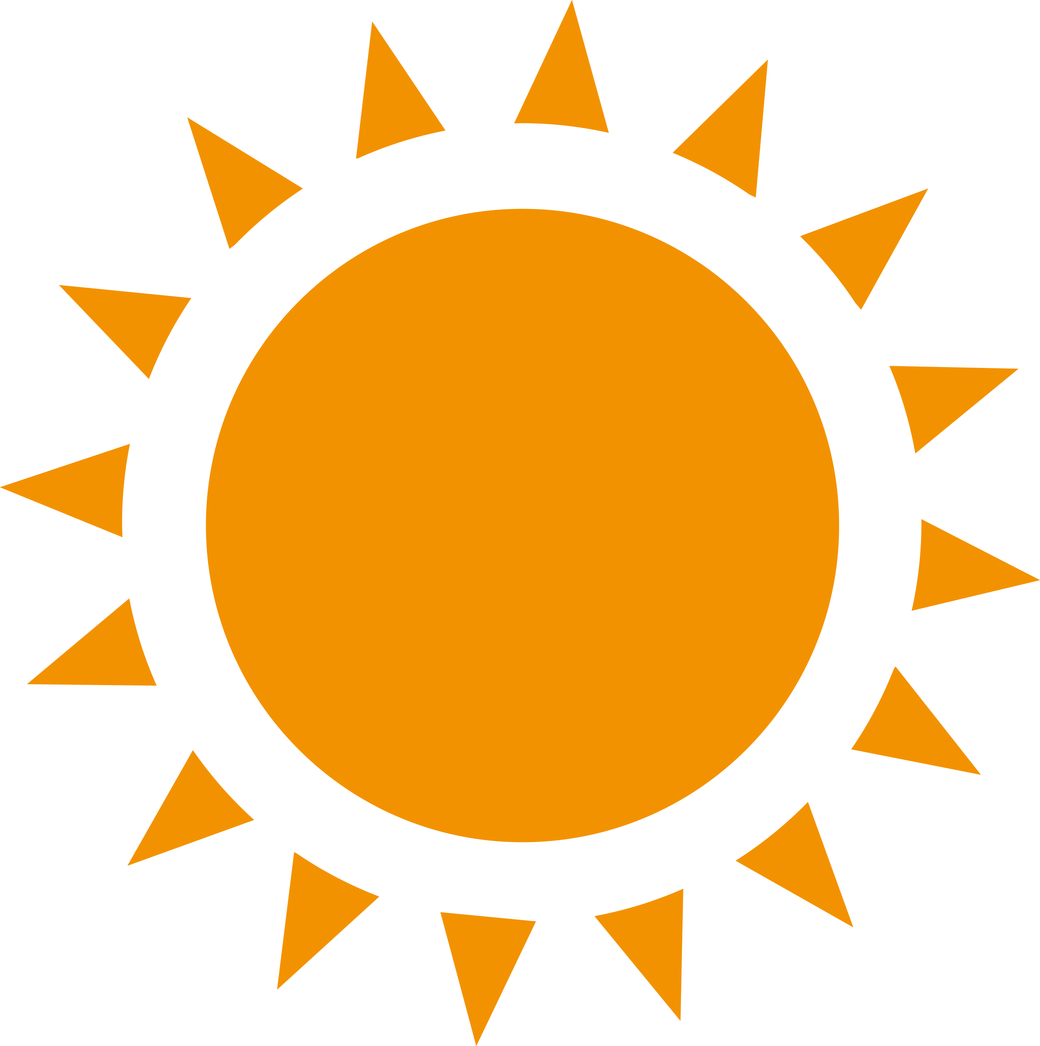 Fact Is That We Have Solar Radiation Far Exceeding - Png Vetor Sol (3520x3539), Png Download