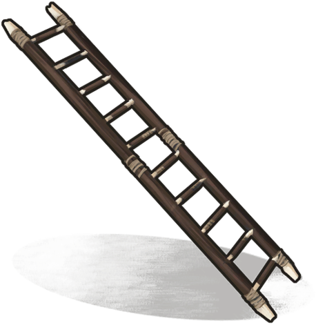 Wooden Ladder Icon - Short And Tall Ladder (480x480), Png Download