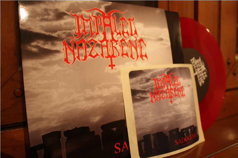 Bloody Red Vinyl - Impaled Nazarene (1000x1000), Png Download