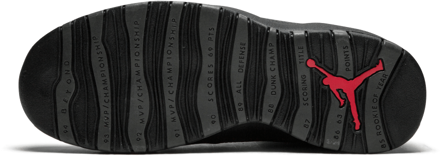Air Jordan 10 Mens Retro (1000x600), Png Download