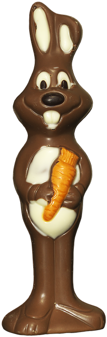 Tracy, Hare, Chocolate, Easter Bunny, Easter - Easter (284x720), Png Download