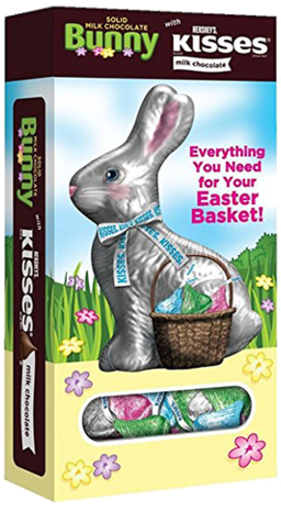 Hershey's Kisses Solid Milk Chocolate Bunny 6 - Hershey's Milk Chocolate Kisses, 12 Oz (480x480), Png Download