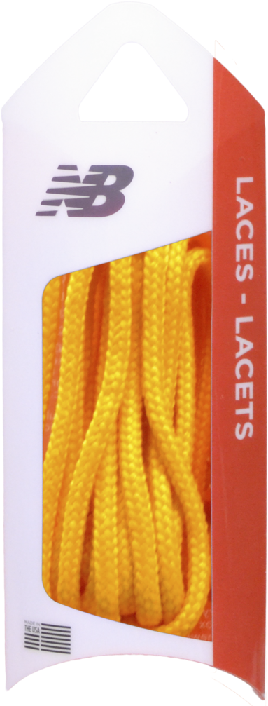Nb Round Sport Gold Shoelace - New Balance (416x1024), Png Download
