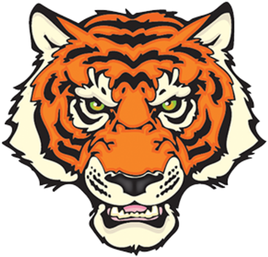 El Paso Hs Girls Basketball - Tiger With A Tennis Ball (400x400), Png Download