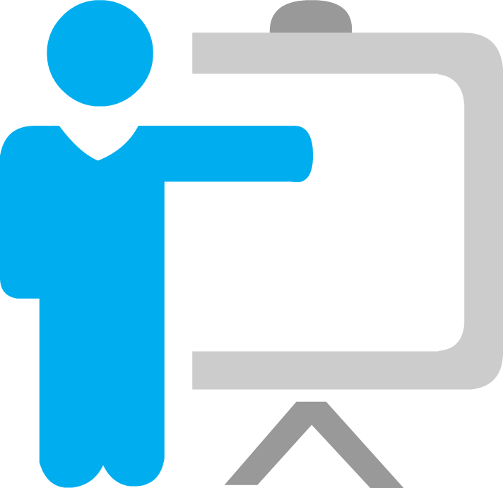 Slides, Man, Board, Free Icon Image - Training Icon (712x691), Png Download