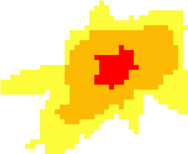 Explosion Sprite - Minecraft Dick Pixel Art (390x310), Png Download