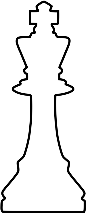 Chess Piece Queen King Staunton Chess Set - White King Chess Piece (750x750), Png Download