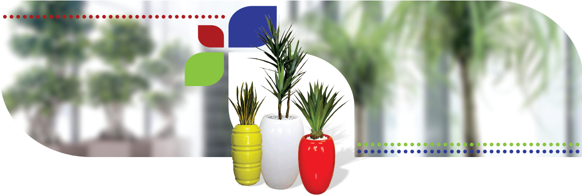 Silk Office Plants - Houseplant (1194x412), Png Download