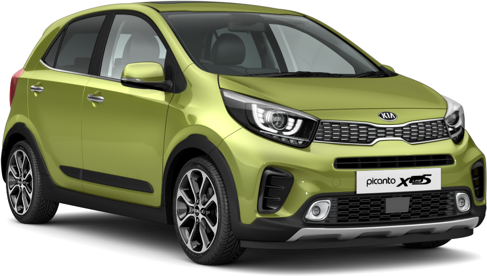 Picanto 2017 In Lime-light - Kia Picanto Gt Line Blue (1920x1080), Png Download