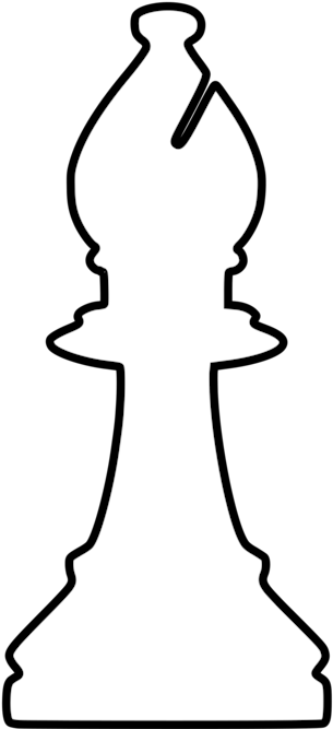 Chess Piece Bishop King Chessboard - Alfil Ajedrez Para Colorear (750x750), Png Download