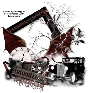 Ct Cluster And Tag *blood Lust* - Graphic Design (400x400), Png Download
