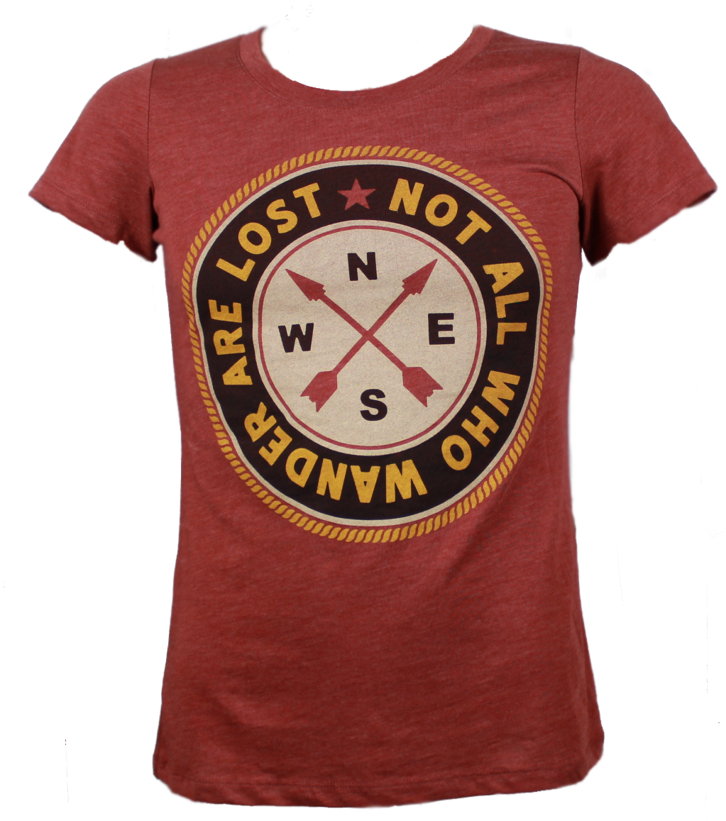 All Who Wander Are Not Lost T Shirt (1059x1161), Png Download