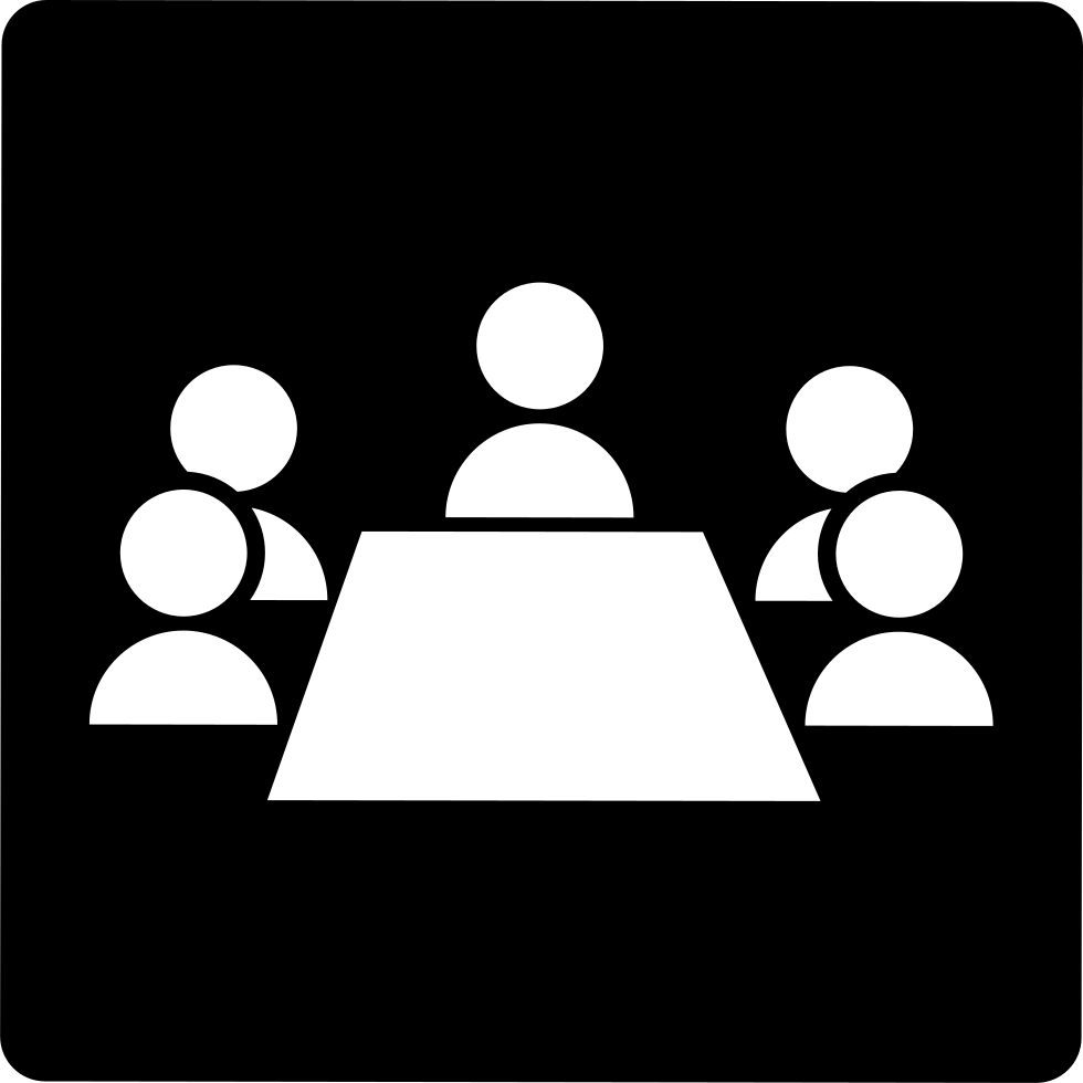 Meeting Comments - Meeting Icon White Png (980x980), Png Download