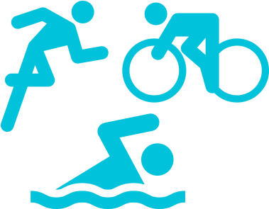 Triathlon Icon Png - Triathlon Png (400x400), Png Download