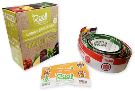 Plant The Paper & Watch It Grow - Reel Gardening (480x360), Png Download