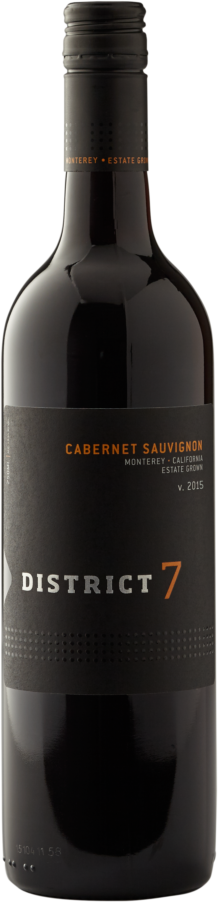 Bottle Image - District 7 Cabernet Sauvignon 2013 Red Wine (872x3198), Png Download