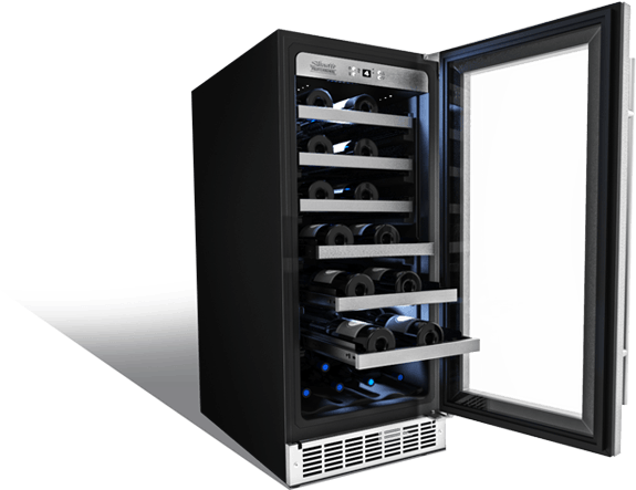 Silhouette Tuscany 15" Single Zone Wine Cellar - Danby (632x574), Png Download