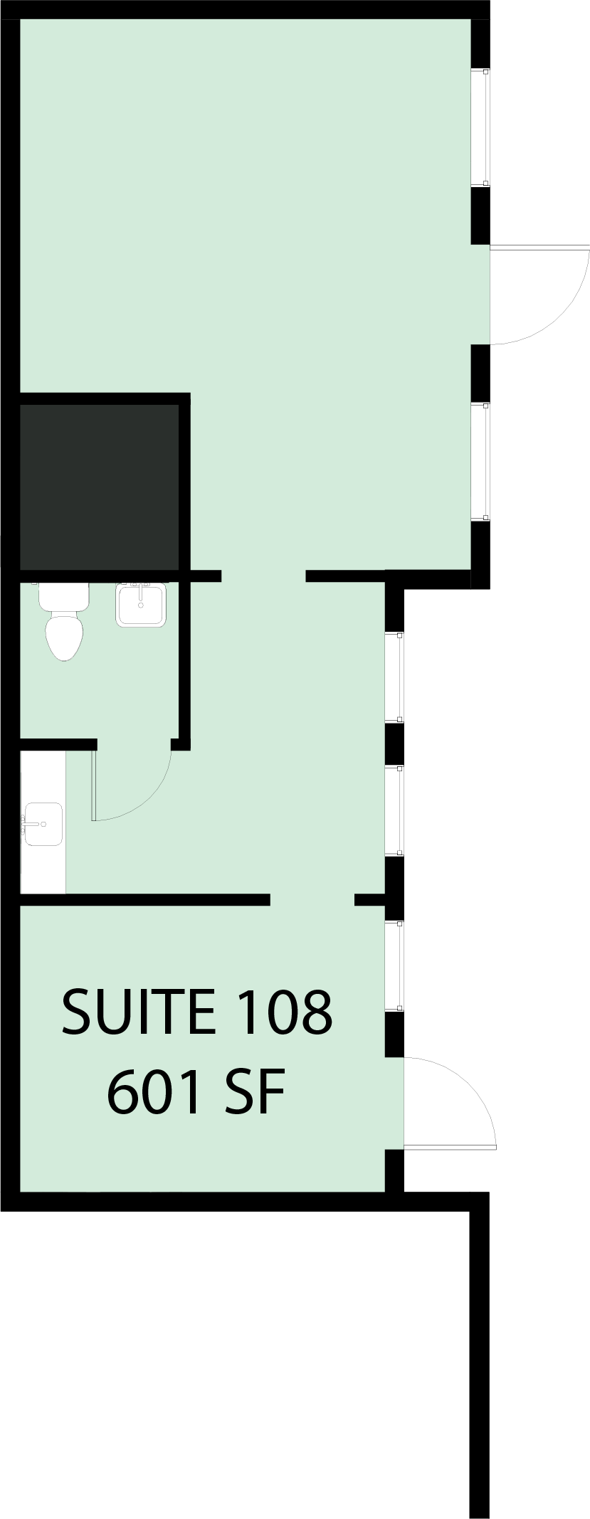 The Old Conway Block Plant Office Sits On The Lot Directly - Slope (829x2135), Png Download