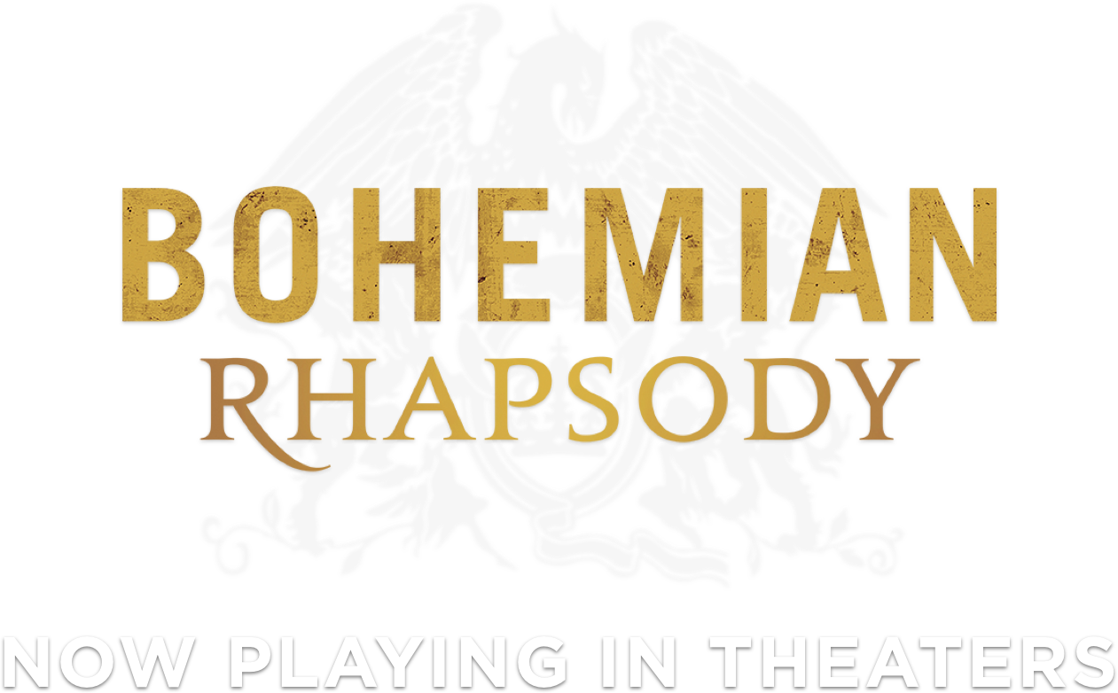 Bohemian Rhapsody Movie Title (1261x782), Png Download