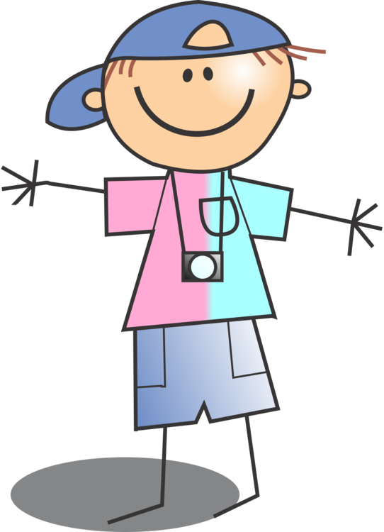 Stick Figure Drawing Child Boy Line Art - Boy Clipart Stick Figure (542x750), Png Download