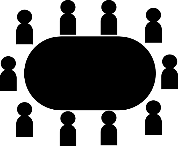 Conference - Meeting Clip Art (600x490), Png Download