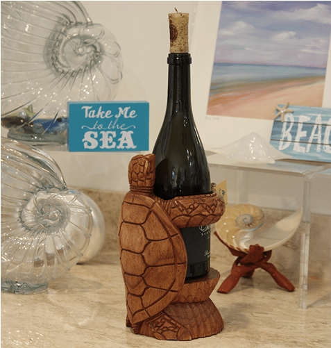 Wine Bottle Holder Turtle - Wine (600x500), Png Download