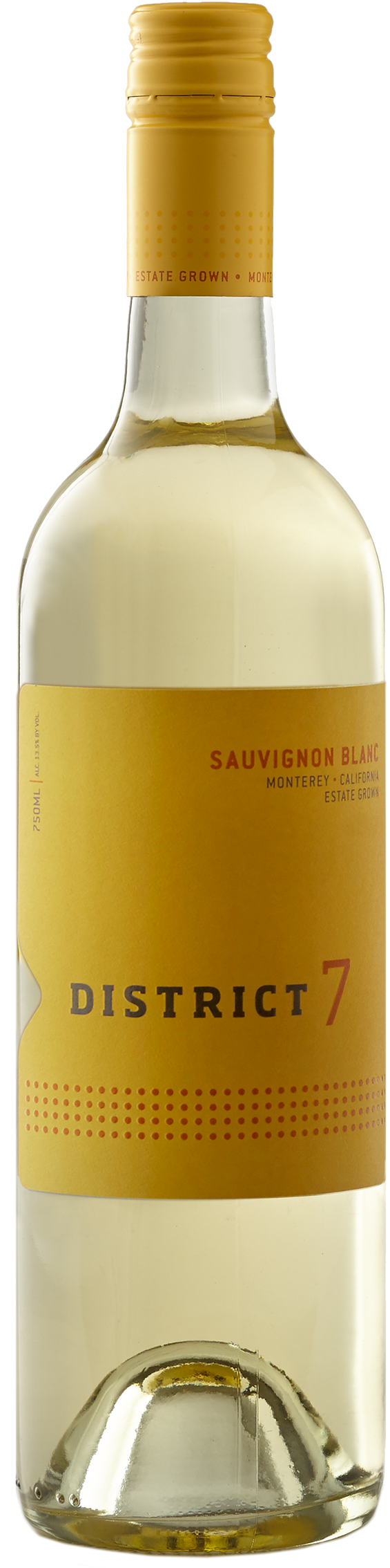Bottle Image - District 7 Sauvignon Blanc 2017 (765x2400), Png Download
