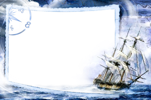 Photo Frame - Severe Sea - Sailboat On Rough Seas (498x331), Png Download