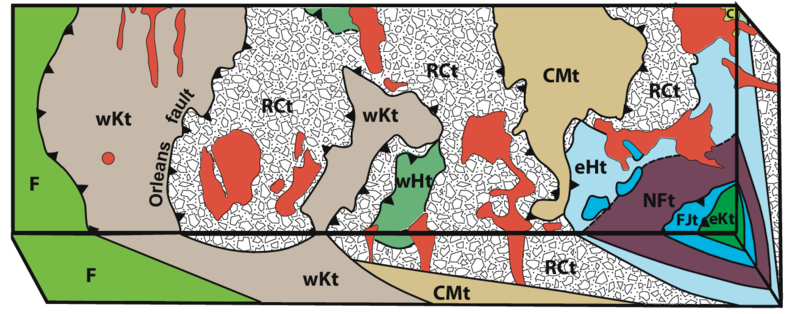 Terranes And Plutons In The North-central Klamath Mountains (850x321), Png Download