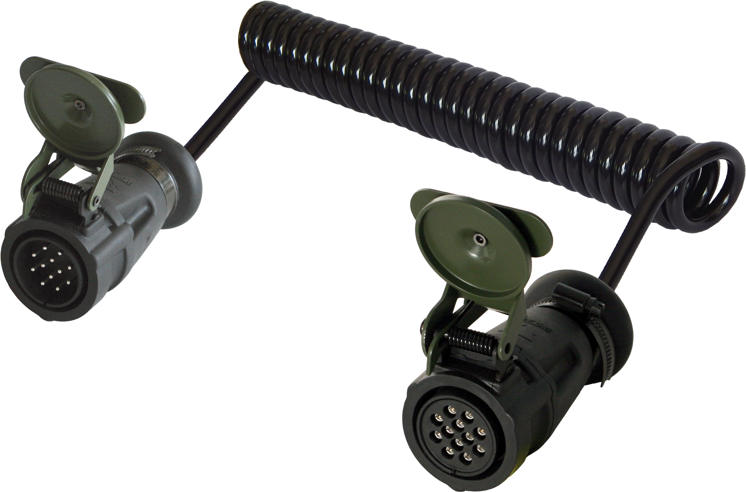 651558 01 Technical Drawing - Erich Jaeger Stecker Mit Kontaktstiften 12-polig - (3609x2379), Png Download