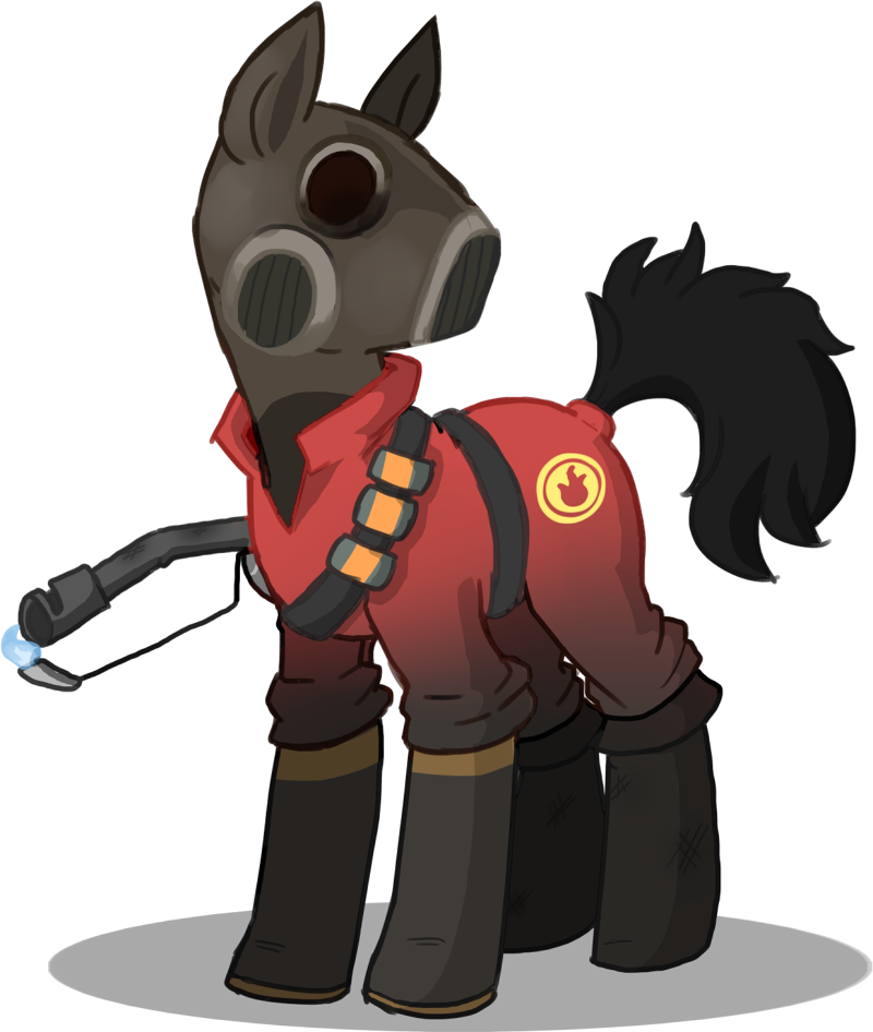 Night-wolf122, Clothes, Crossover, Gas Mask, Ponified, - Filename (800x946), Png Download