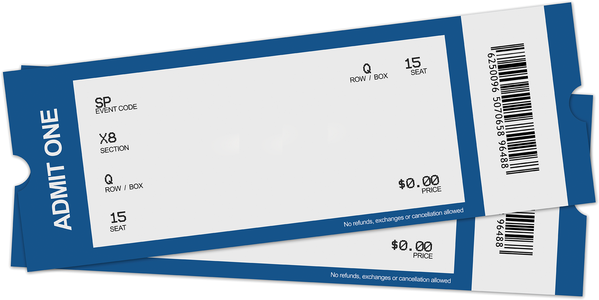 Download Blank Ticket Clipart Blank Concert Ticket Png Full Size Png Image Pngkit
