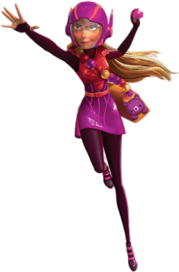 Big Hero 6 Honey Lemon In Action Png - Big Hero 6 Honey Lemon Suit (458x583), Png Download