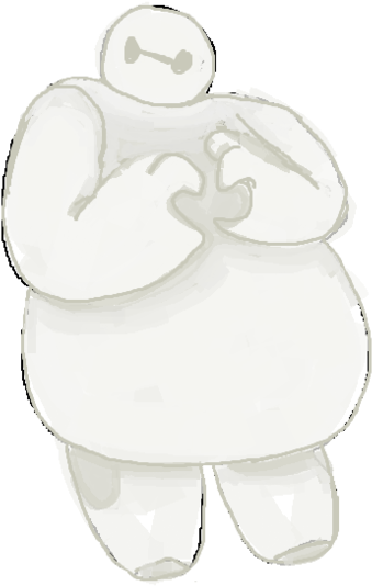 Baymax And Baemax - Locket (400x548), Png Download