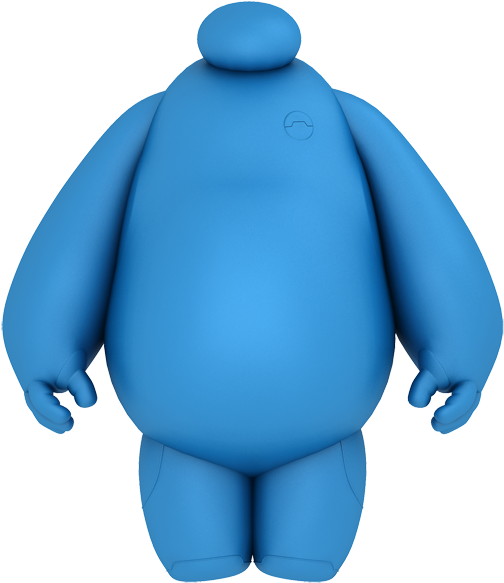 Donwload Baymax Inflate 3d Model Free - Big Hero6 3d Models (600x600), Png Download