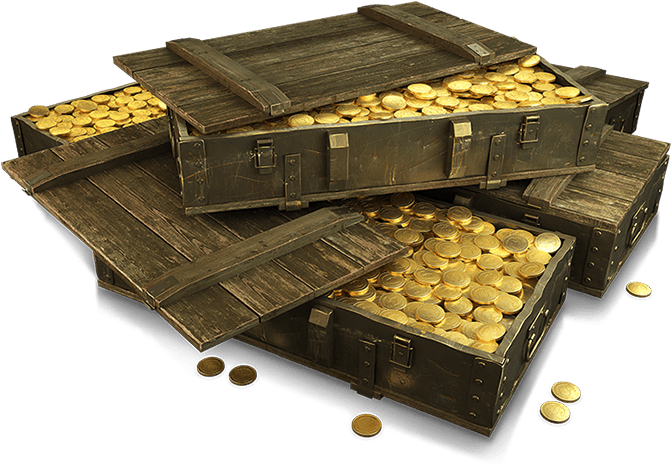 25,000 Gold - World Of Tanks Gold (749x600), Png Download