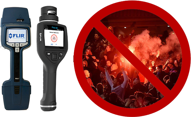 The Number Of Pyrotechnics Being Brought Into Football - Flir (650x400), Png Download