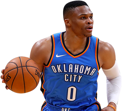 Russel Westbrook Png - 2012–13 Oklahoma City Thunder Season (500x400), Png Download