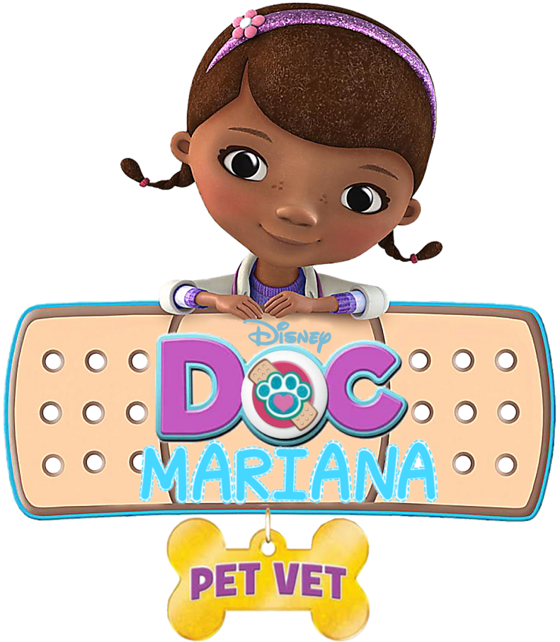 El Logo Con El Nombre De La Niña - Doc Mcstuffin (892x1024), Png Download