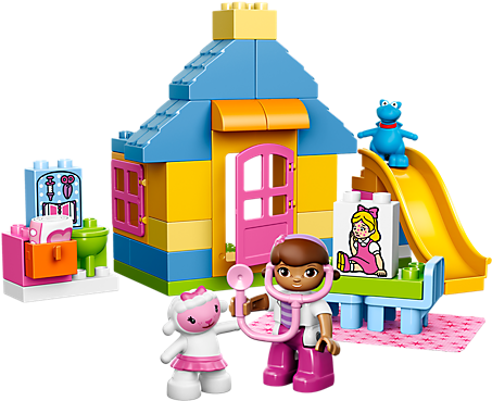 La Clínica En El Jardín De La Doctora Juguetes - Duplo Doc Mcstuffins (600x450), Png Download