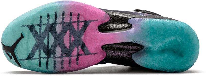 Jordan Aj Xxx Basketball Shoe - Men's Black/grey/black (1000x600), Png Download
