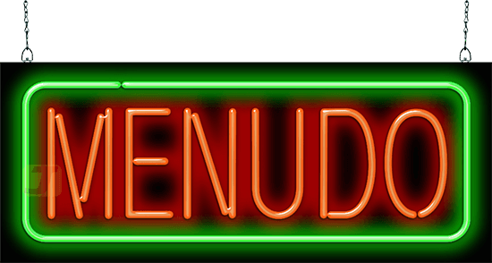 Menudo Neon Sign - Neon (550x294), Png Download