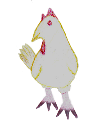 [ Img] - Chicken (353x451), Png Download